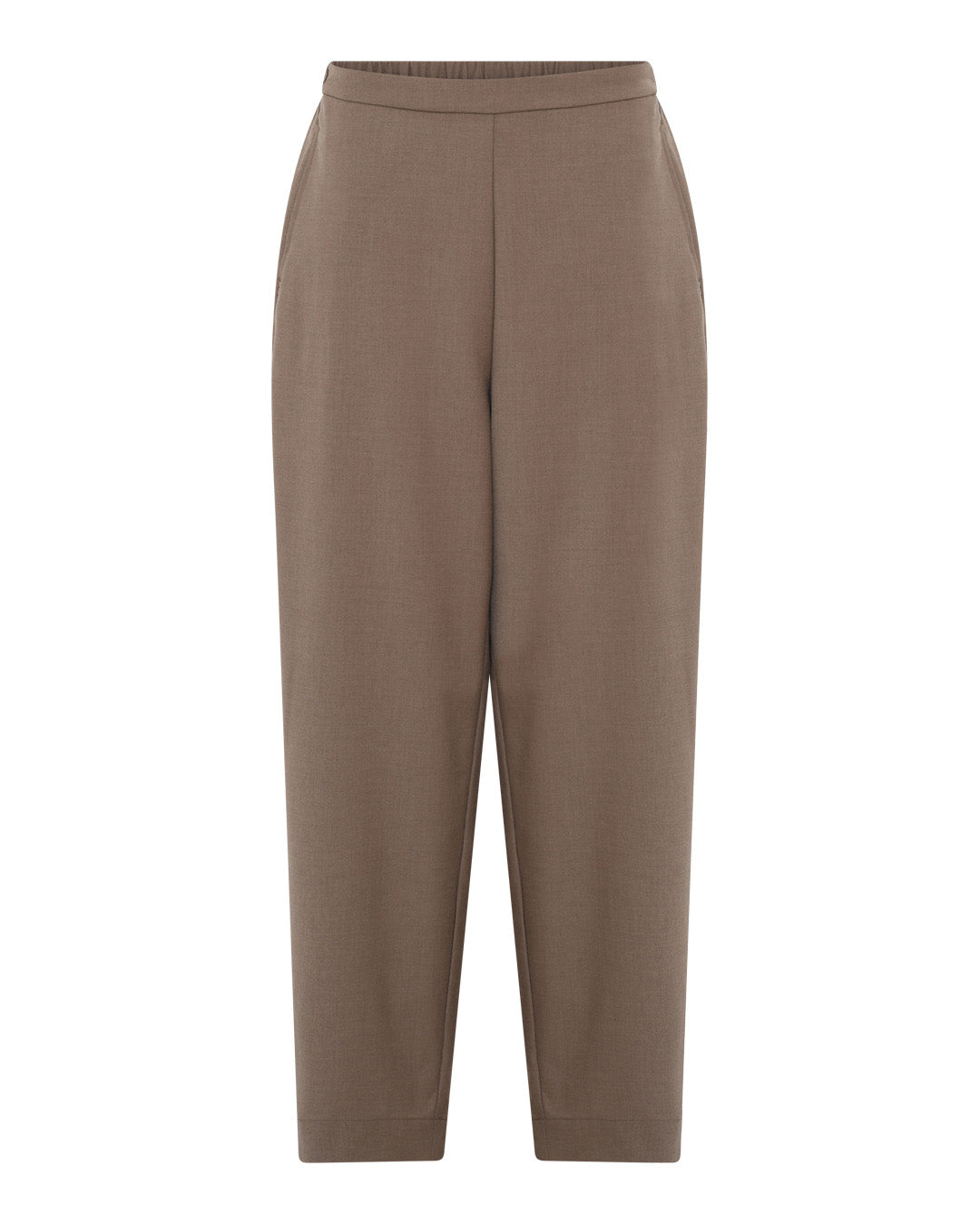 FRAU New Melbourne uld bukser lang Pant Walnut