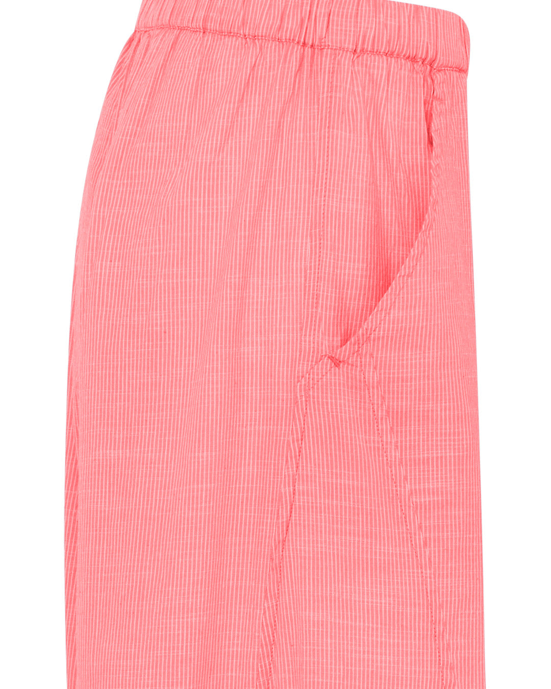 FRAU New York ballon buks Pant Hot Coral Stripe