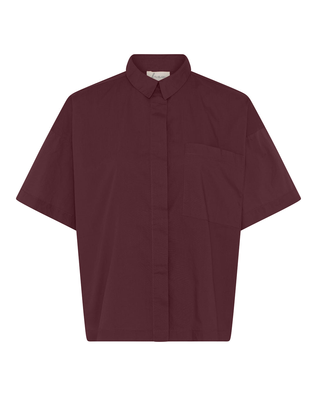 FRAU Nice skjorte Shirt Red Mahogany