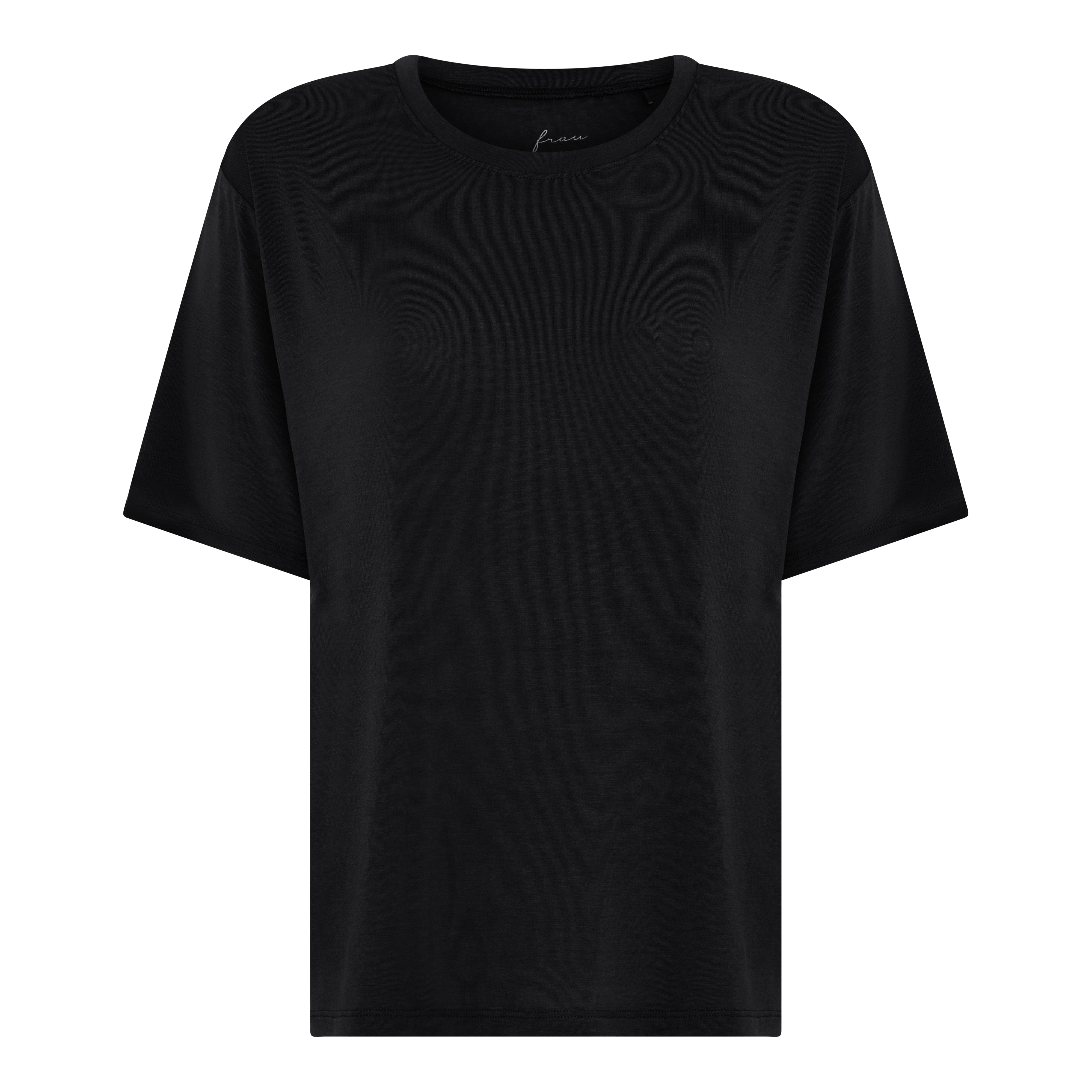 FRAU Orlando cashmere tee Top Black
