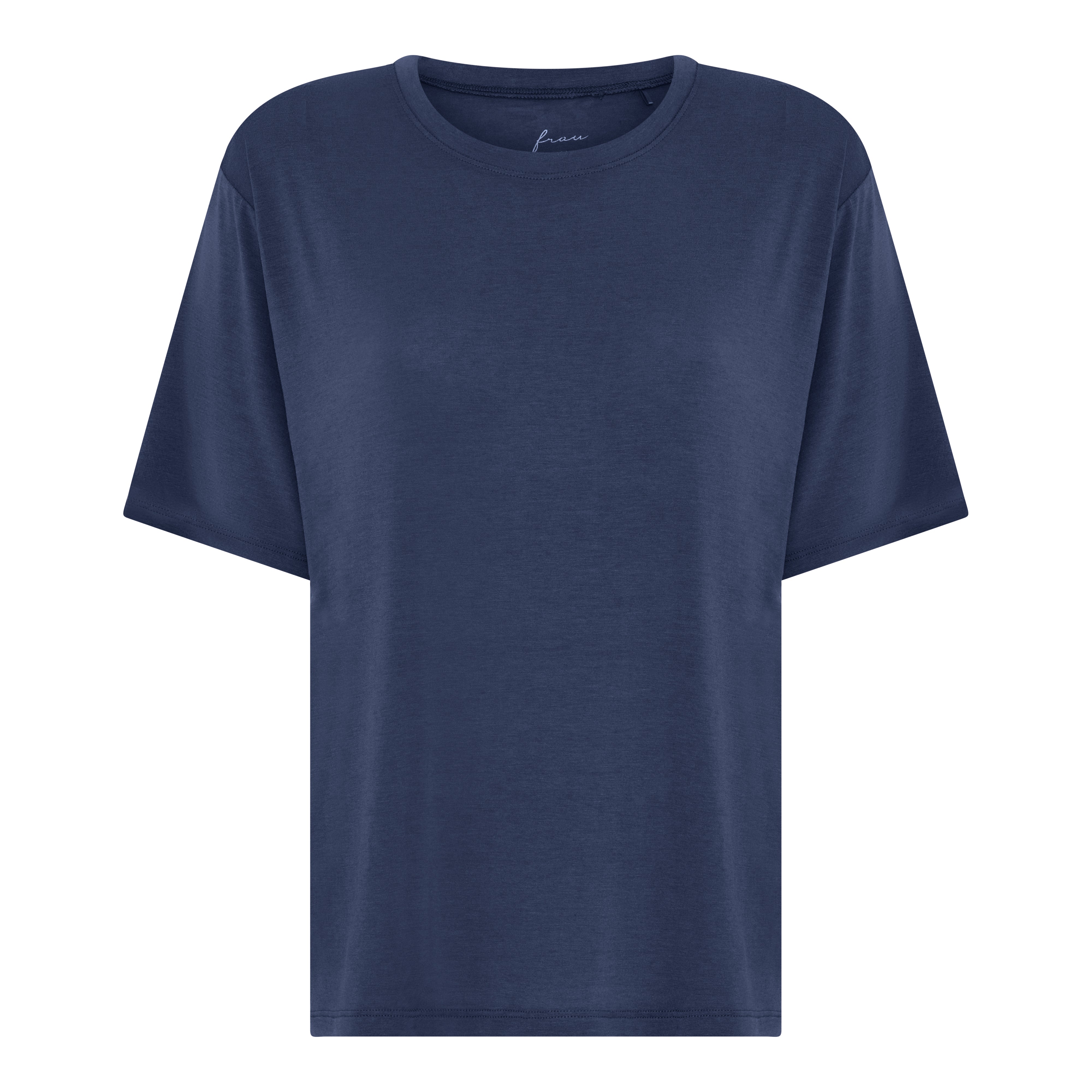 FRAU Orlando cashmere tee Top Dark Navy