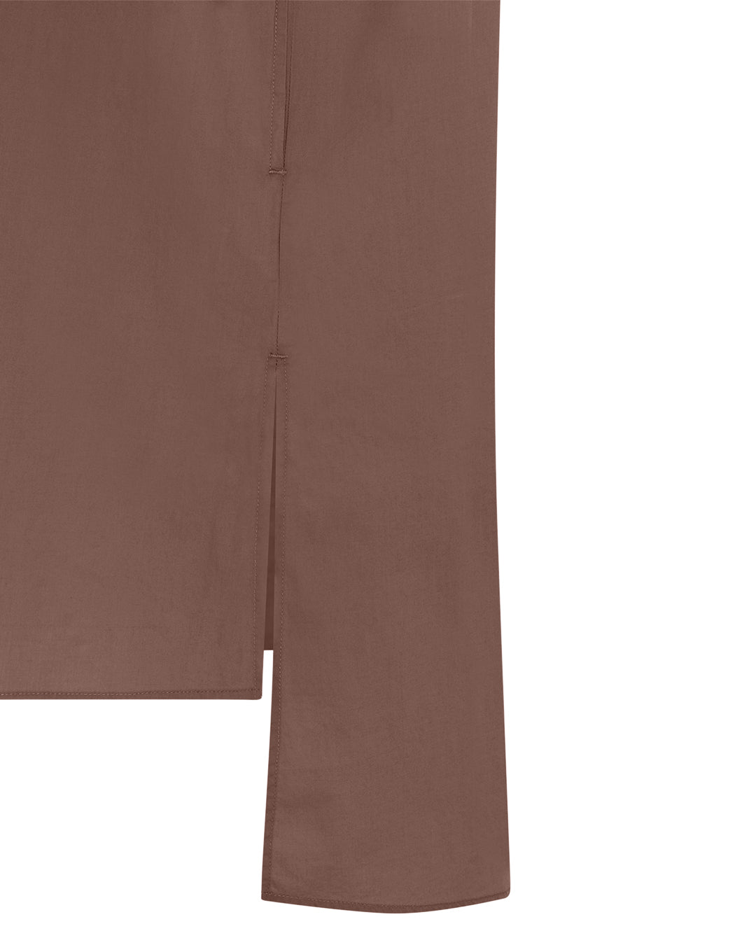 FRAU Osaka skjorte Long shirt Coffee Quartz