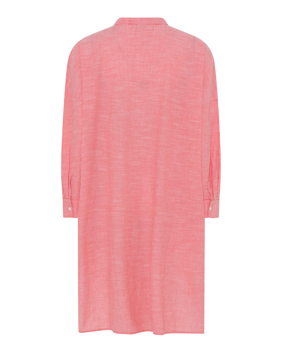 FRAU Osaka skjorte Long shirt Hot Coral Stripe