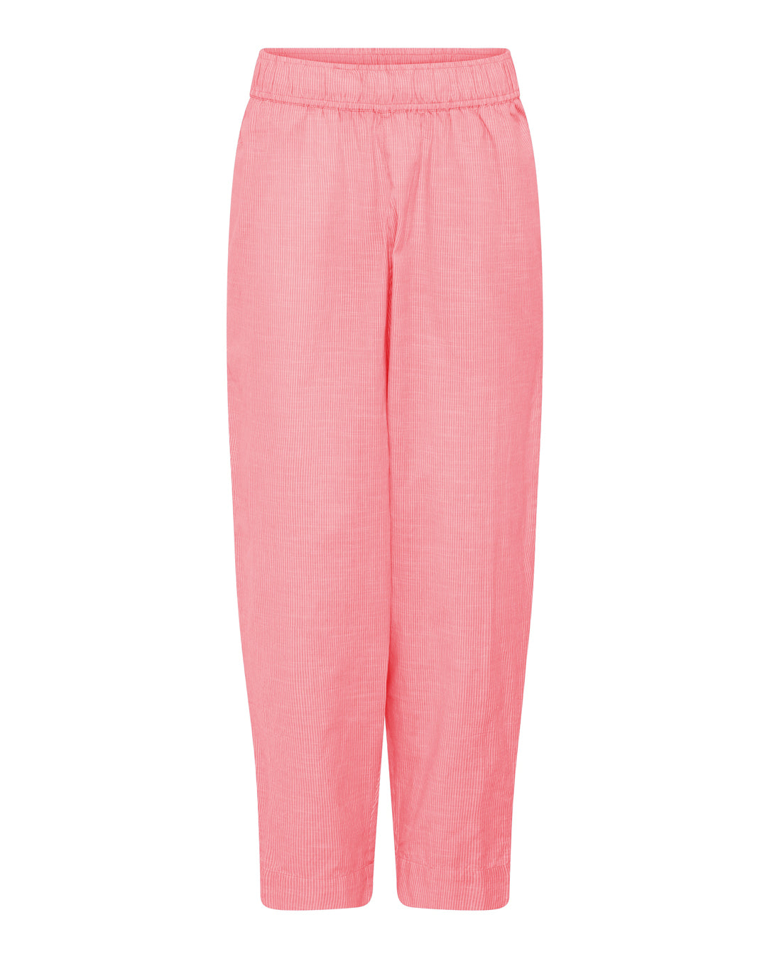 FRAU Oslo ankelbukser Pant Hot Coral Stripe