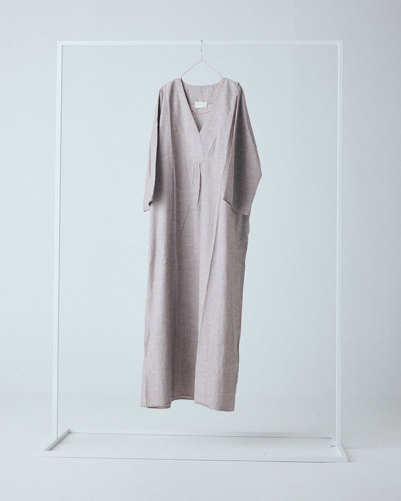 FRAU Palma kjole Dress Coffee Quartz Stripe