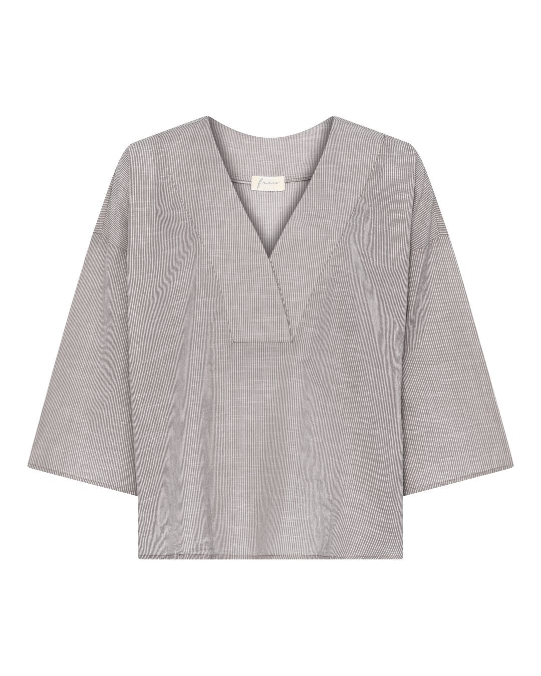 FRAU Palma top Top Coffee Quartz Stripe