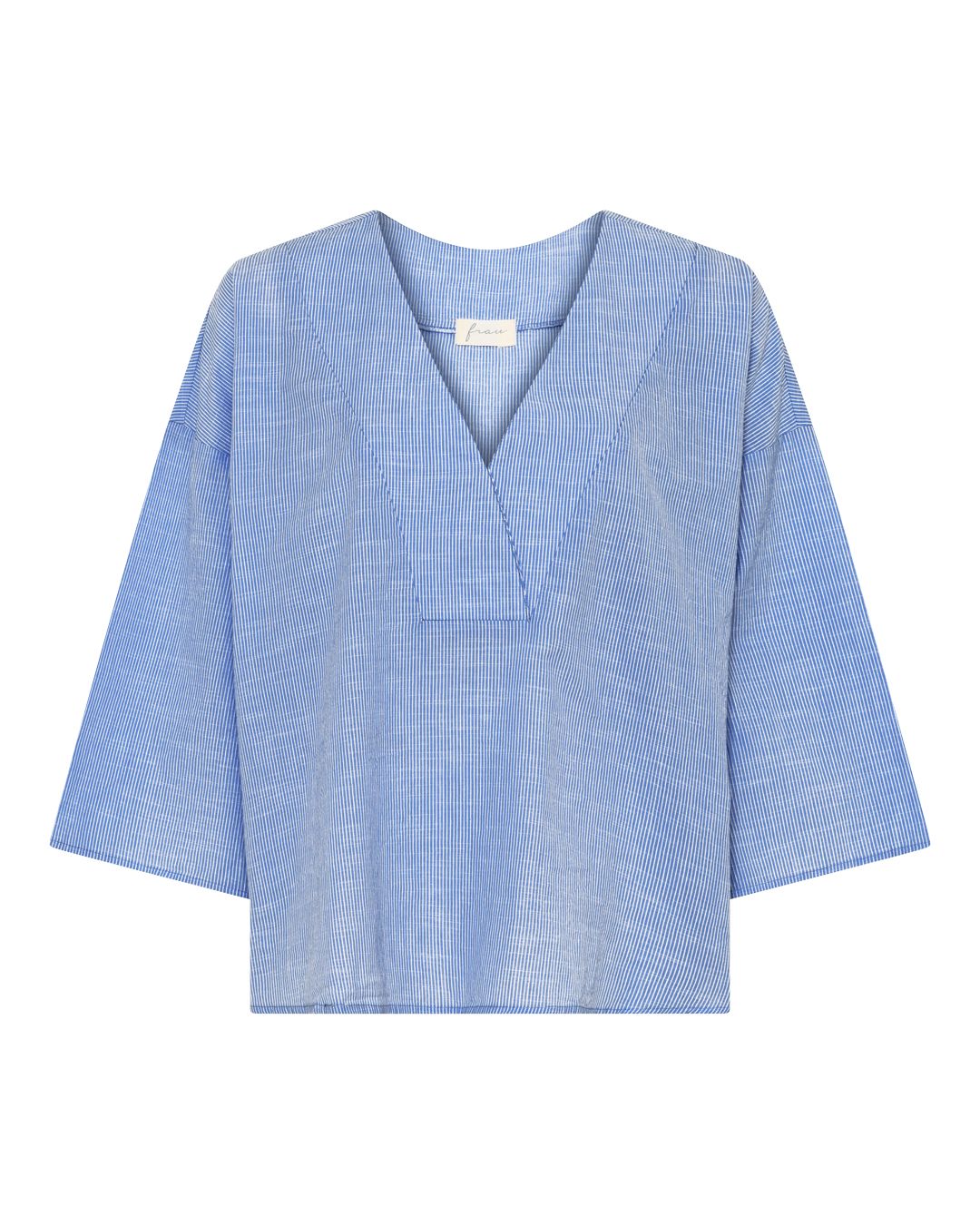 FRAU Palma top Top Medium Blue Stripe