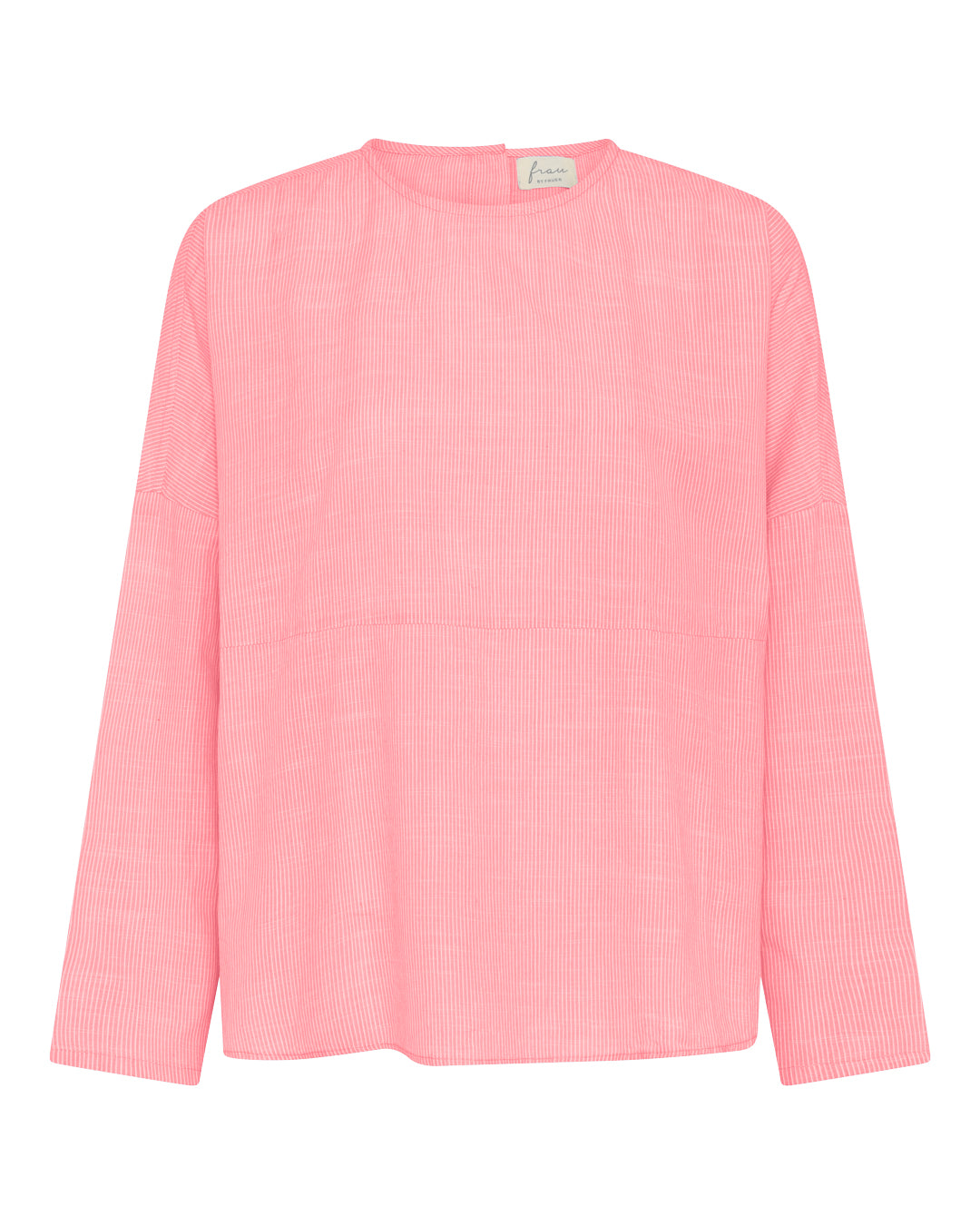 FRAU Romeo top Top Hot Coral Stripe