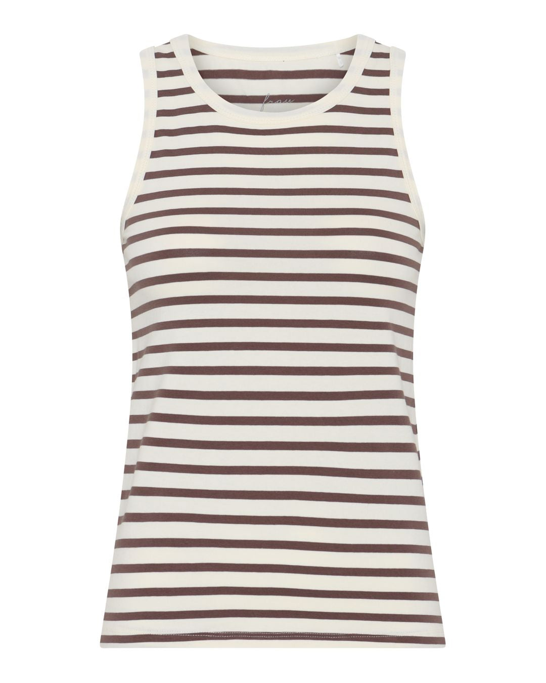 FRAU San Diego tank top Top Coffee Quartz Stripe