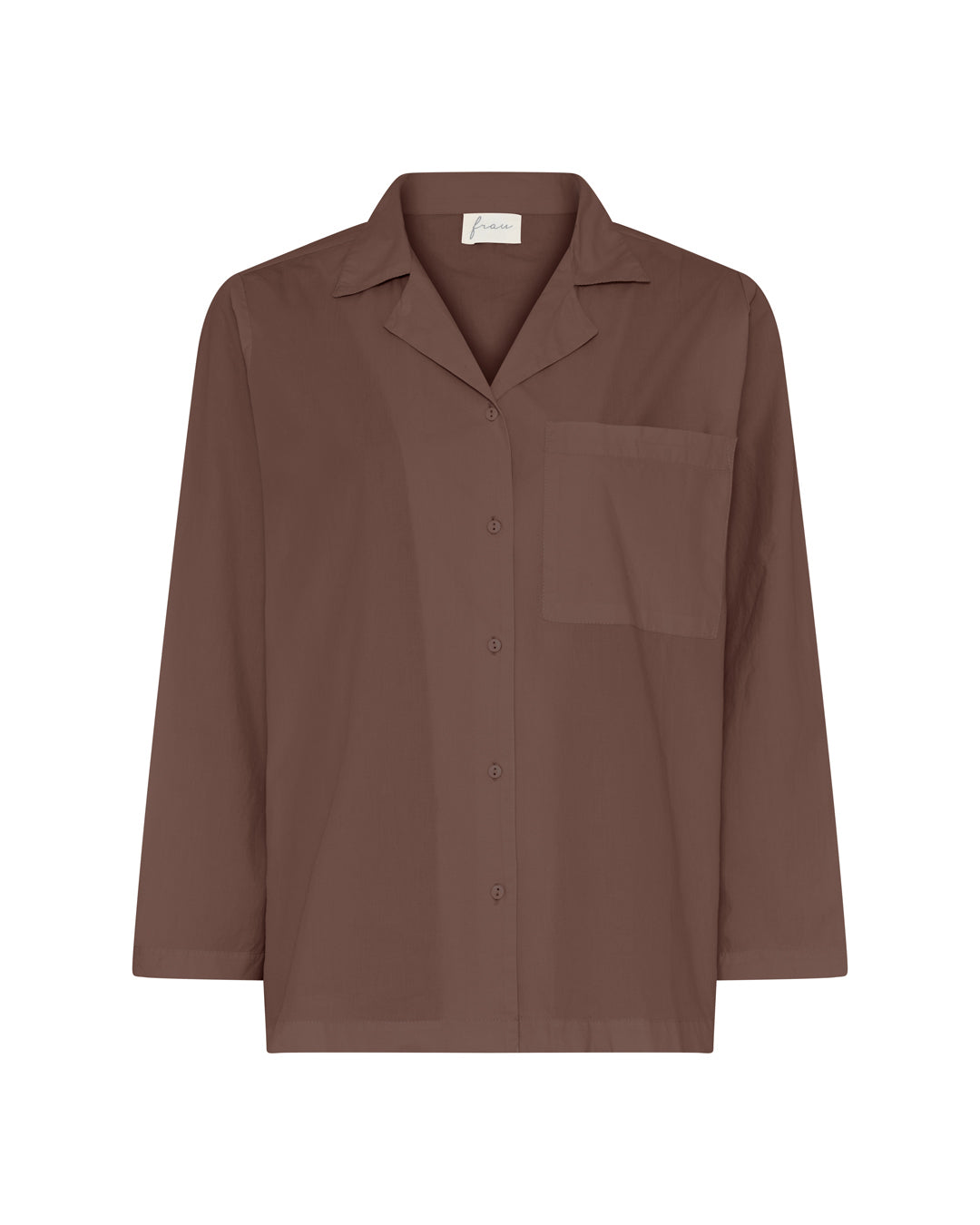 FRAU Seattle skjorte Shirt Coffee Quartz