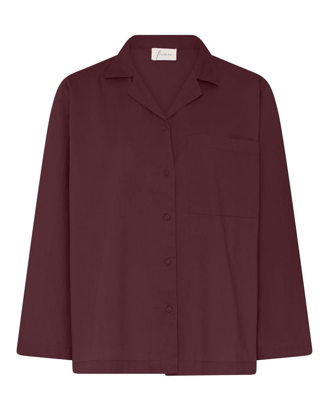 FRAU Seattle skjorte Shirt Red Mahogany