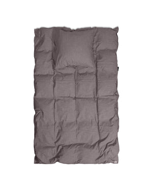 FRAU Sengetøj 140 x 200 cm Bed linen Coffee Quartz Stripe