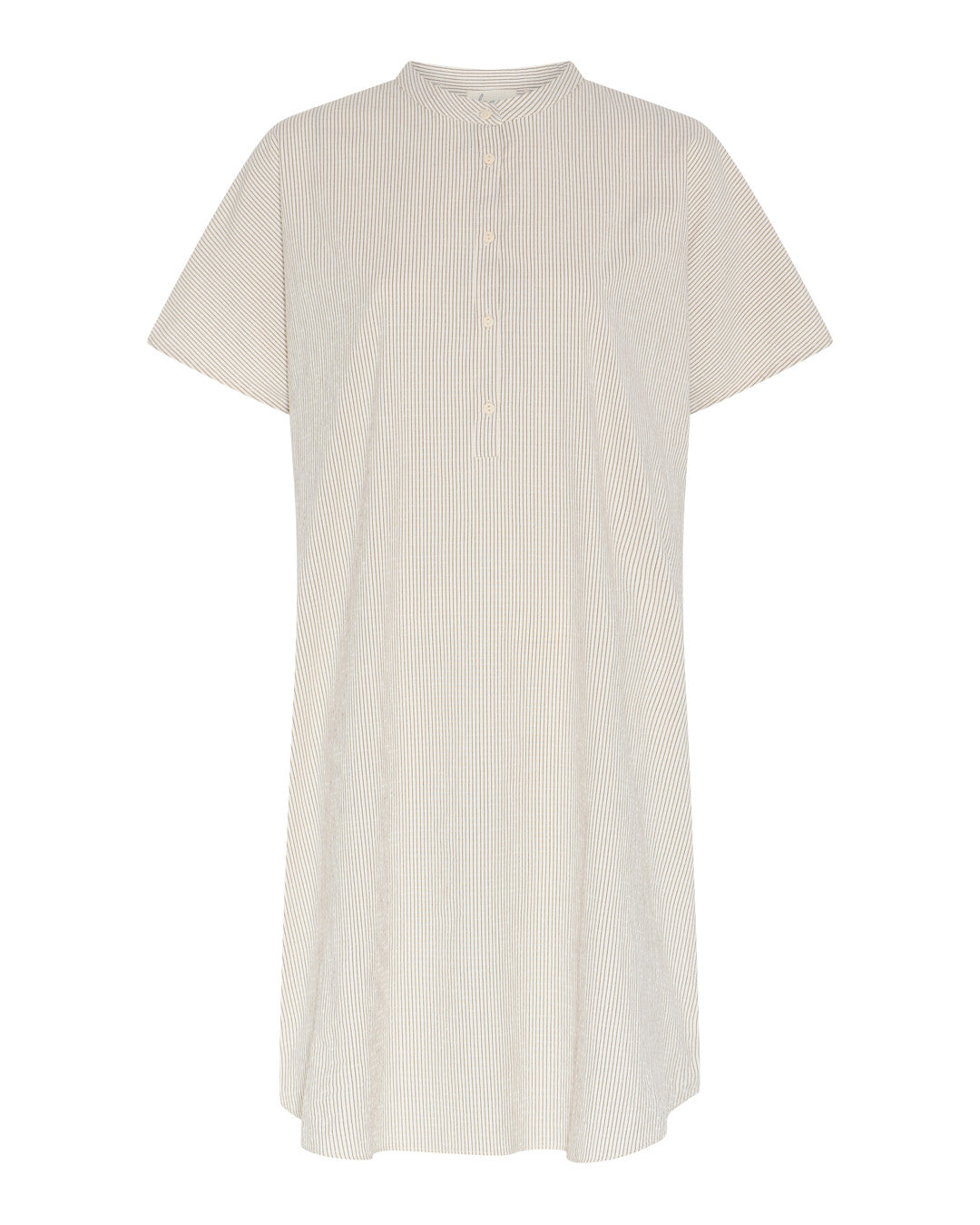FRAU Seoul kjole Dress Tapioca Coffee Stripe