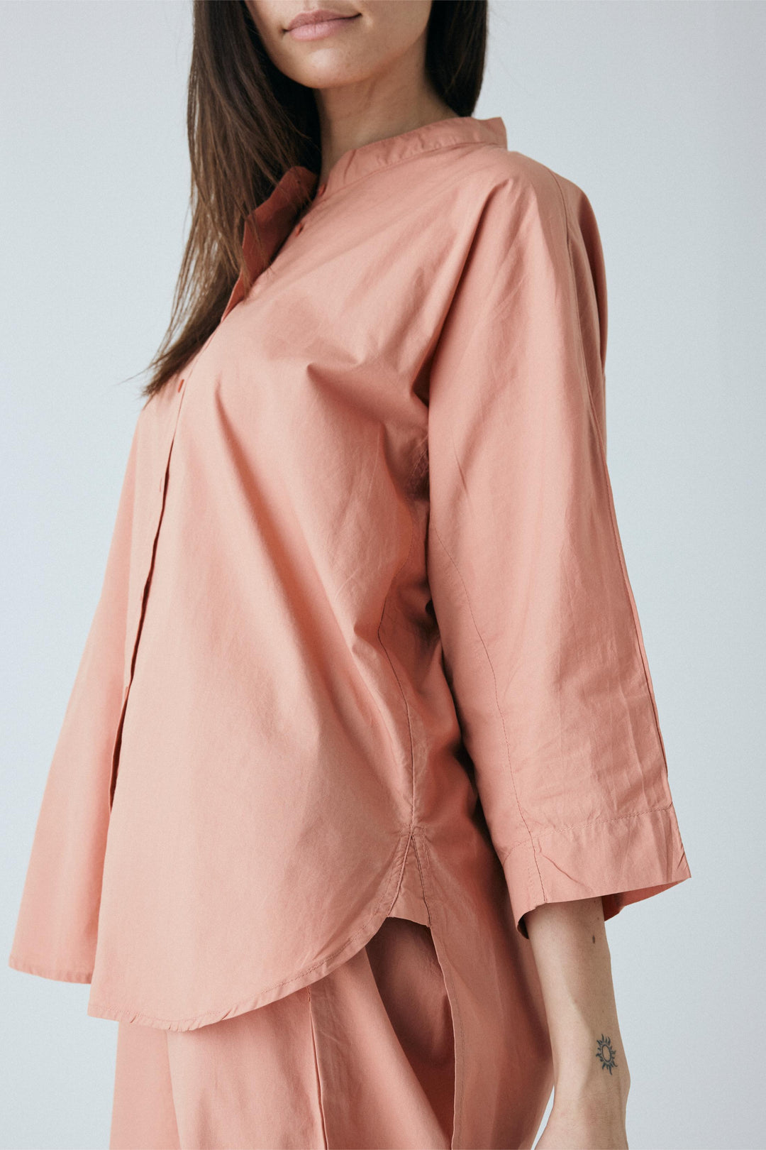 FRAU Seoul kort skjorte Shirt Cameo Brown