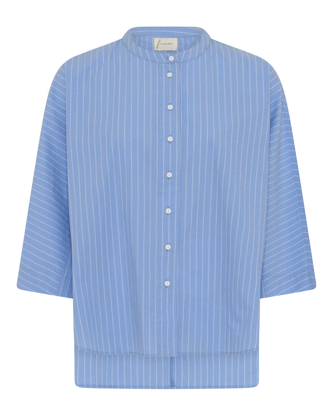 FRAU Seoul kort skjorte Shirt Hydrangea stripe
