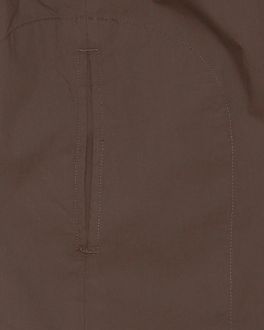 FRAU Seoul lang skjorte Long shirt Coffee Quartz