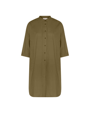 FRAU Seoul lang skjorte Long shirt Military Olive
