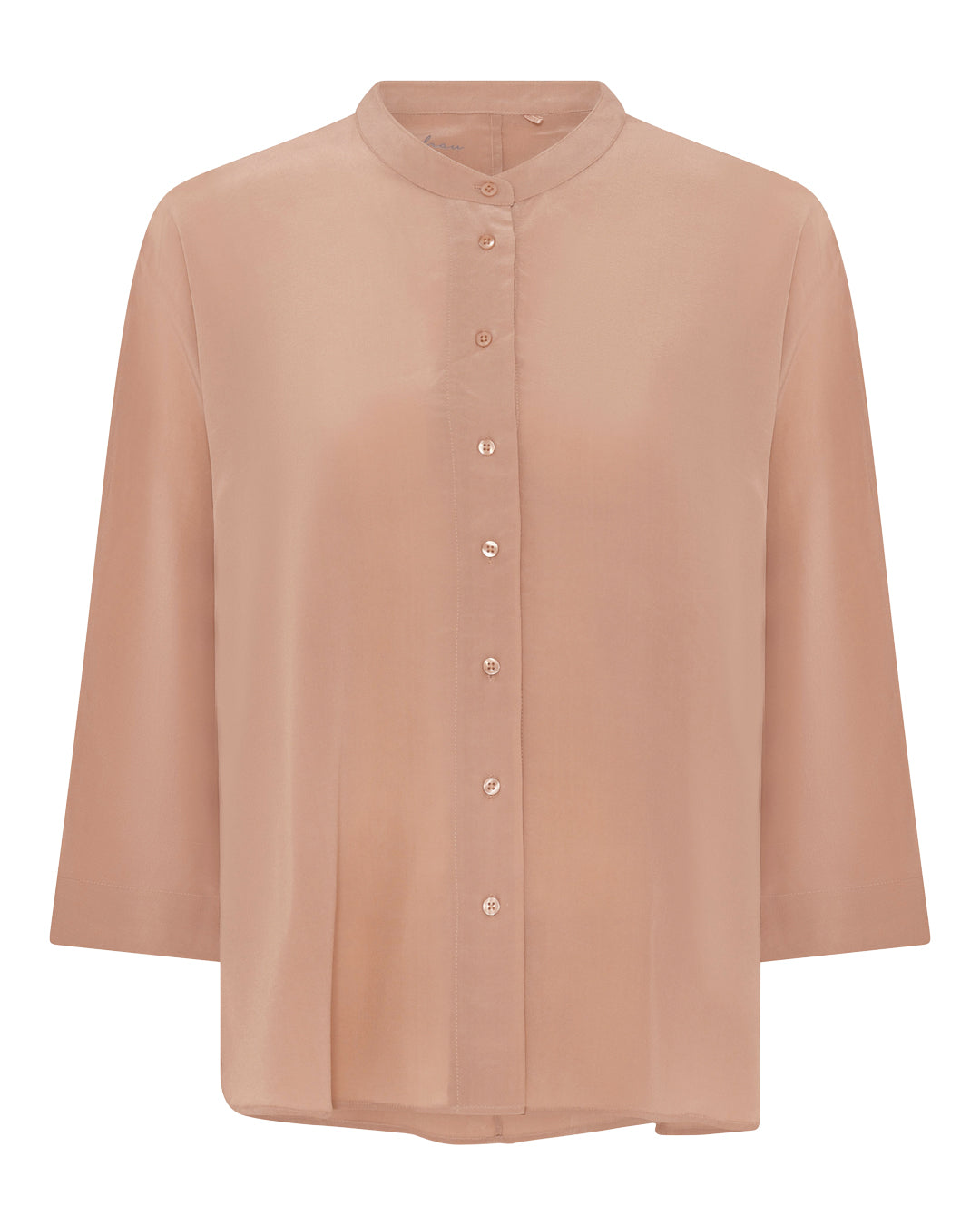 FRAU Seoul short silk crepe shirt Shirt Roebuck