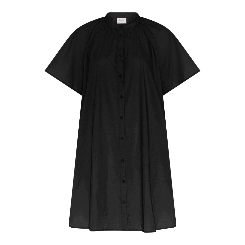 FRAU Siena kortærmet kjole Dress Black