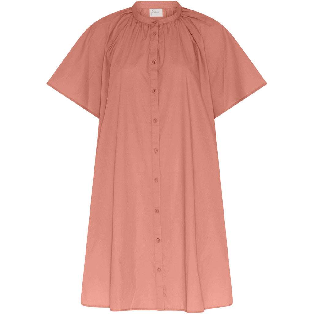 FRAU Siena kortærmet kjole Dress Cameo Brown