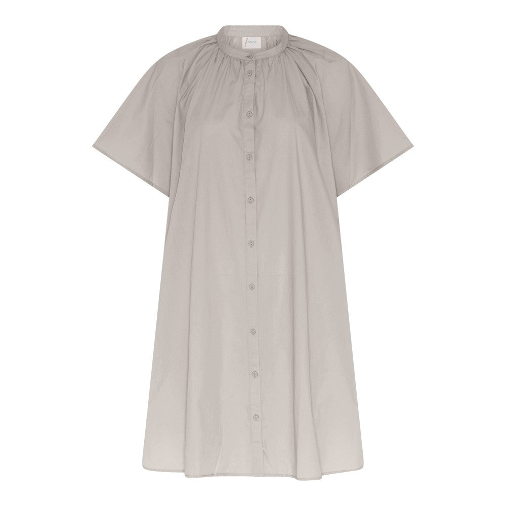 FRAU Siena kortærmet kjole Dress Chateau Gray