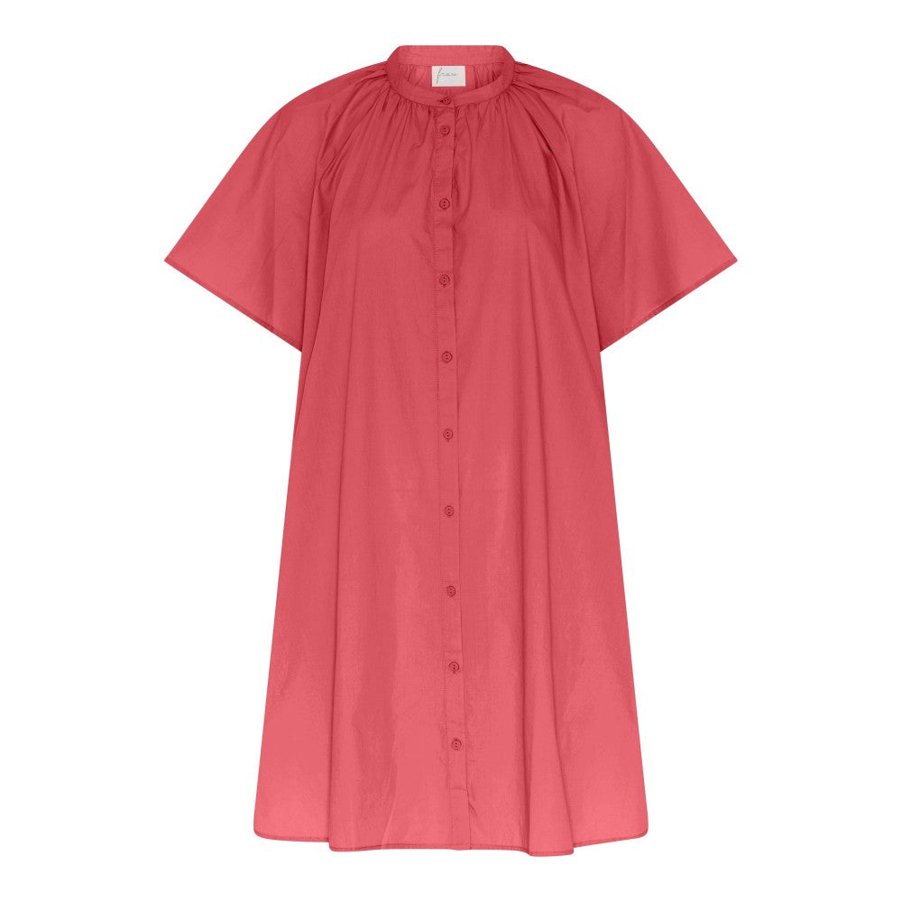 FRAU Siena kortærmet kjole Dress Garnet Rose