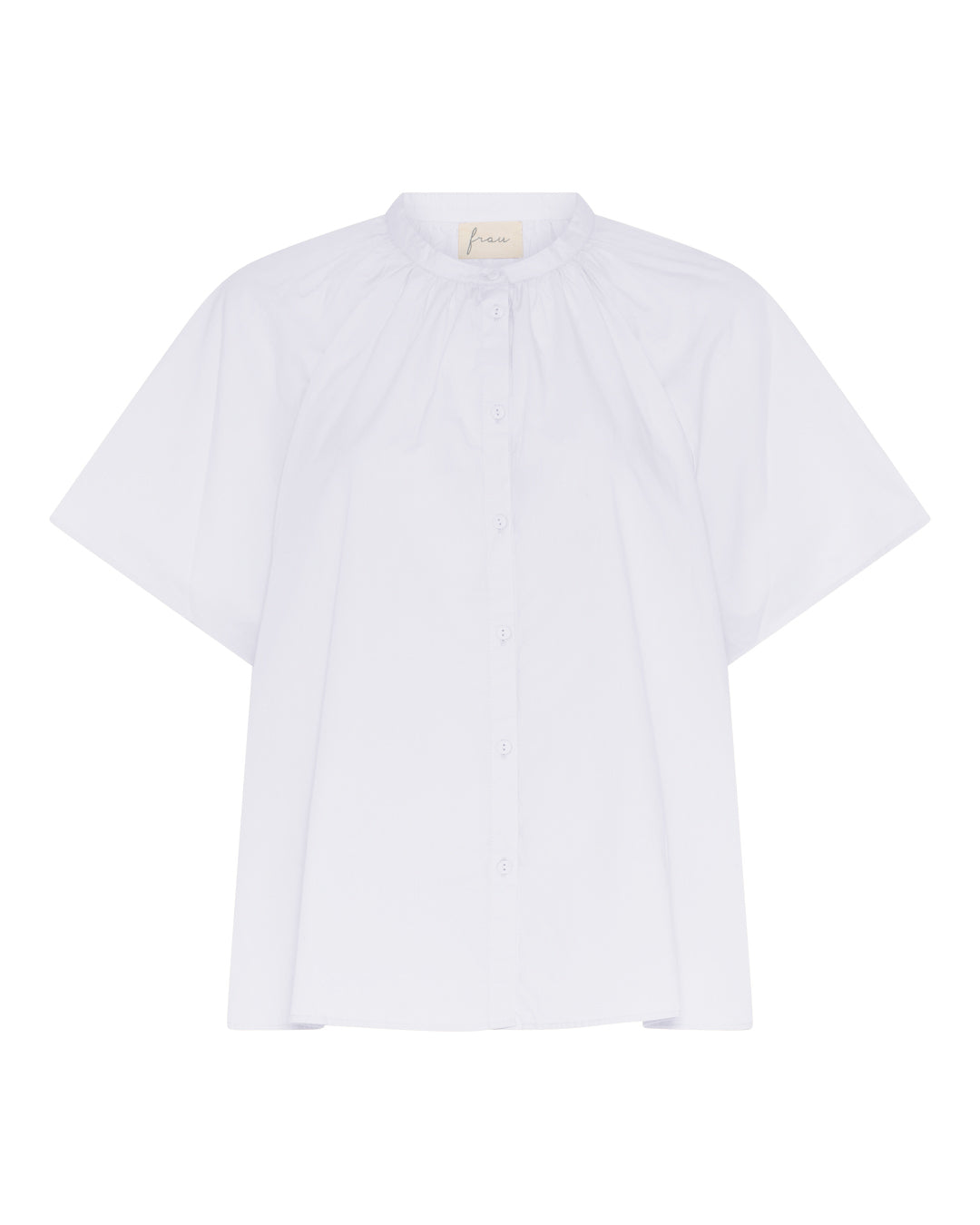 FRAU Siena kortærmet skjorte Shirt Bright White