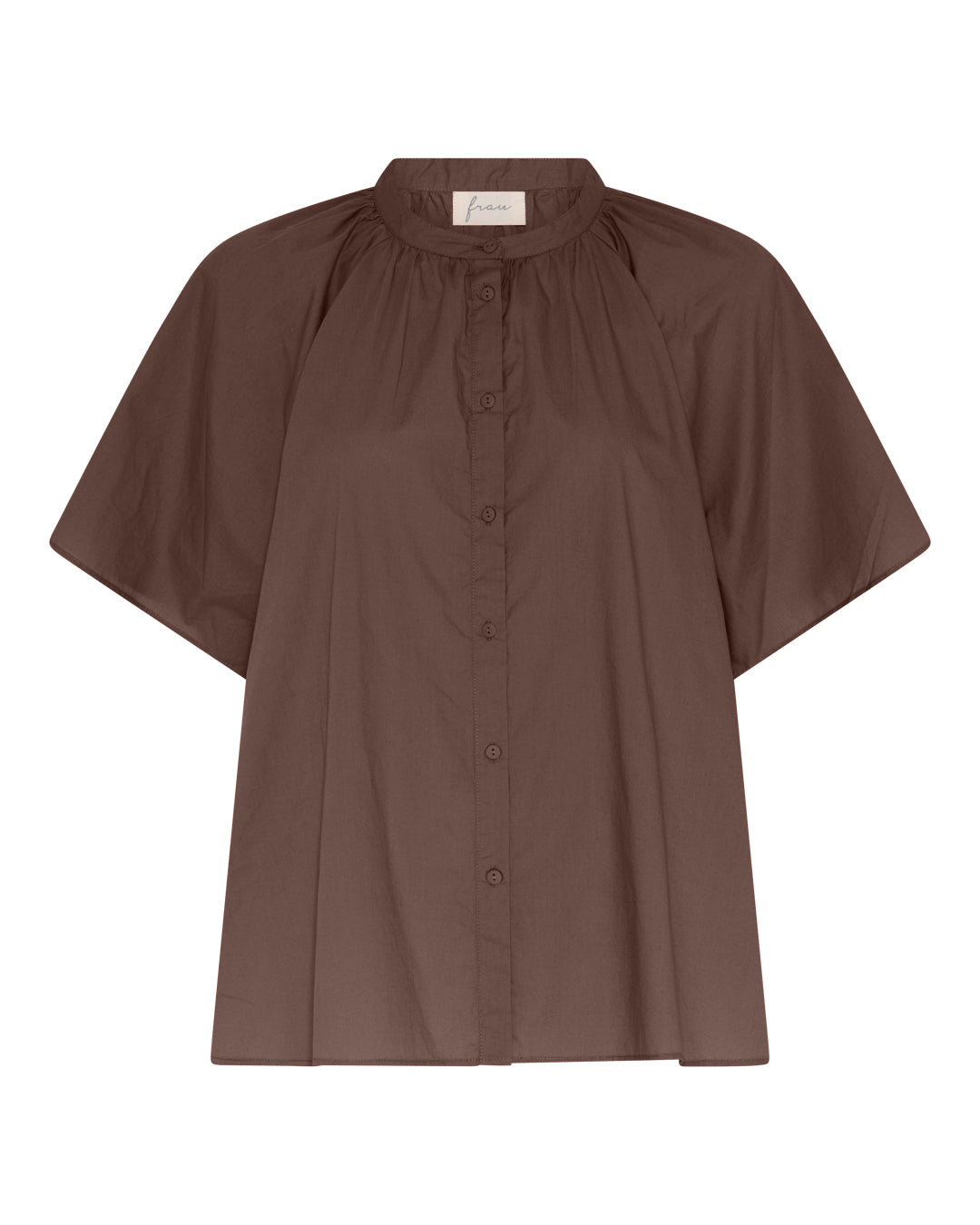 FRAU Siena kortærmet skjorte Shirt Coffee Quartz