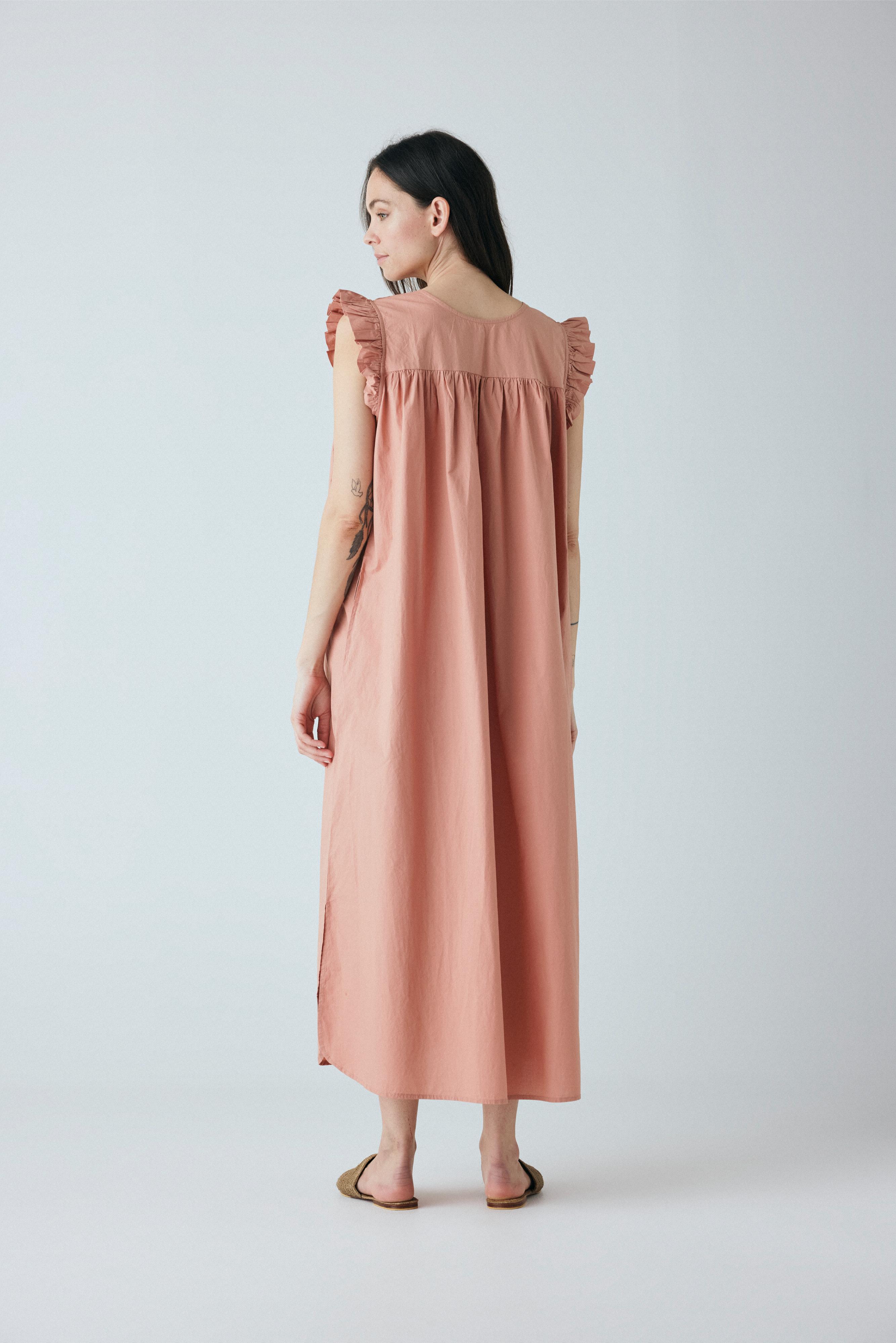 FRAU Stockholm kjole Dress Cameo Brown