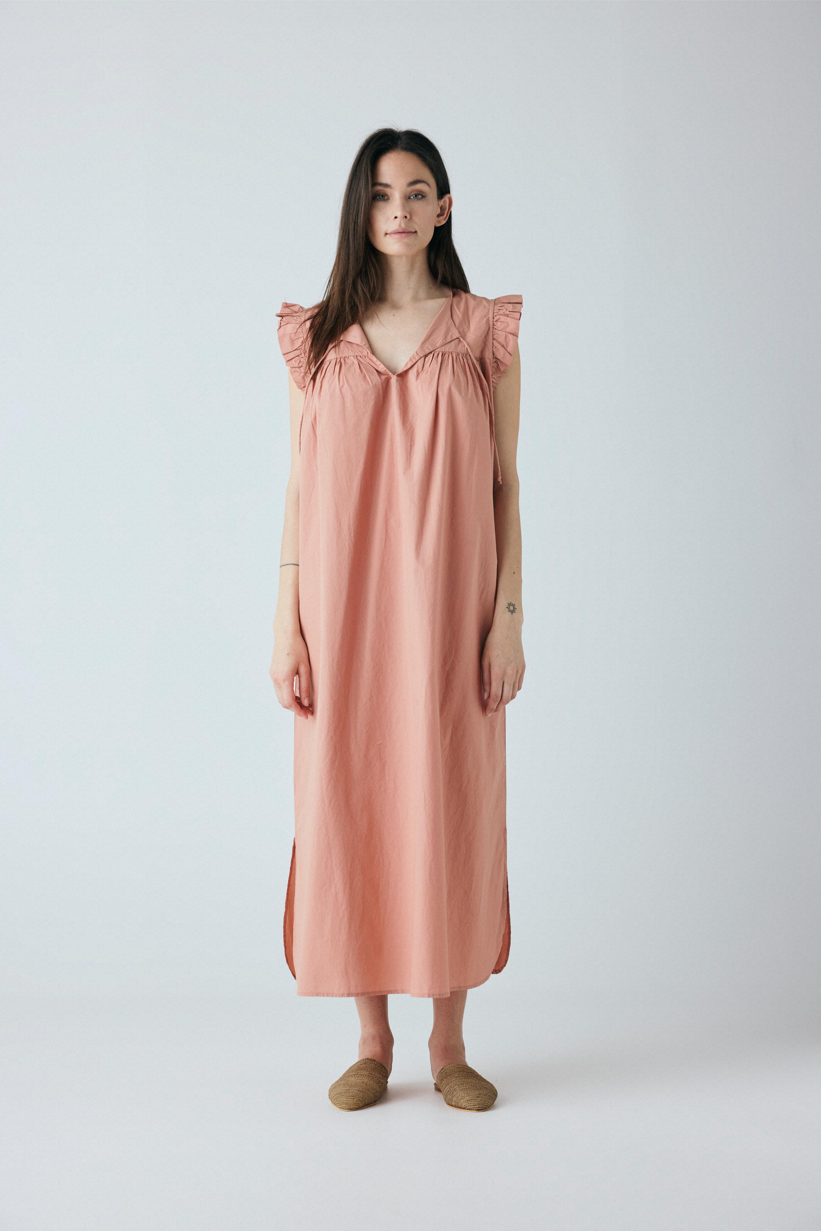 FRAU Stockholm kjole Dress Cameo Brown