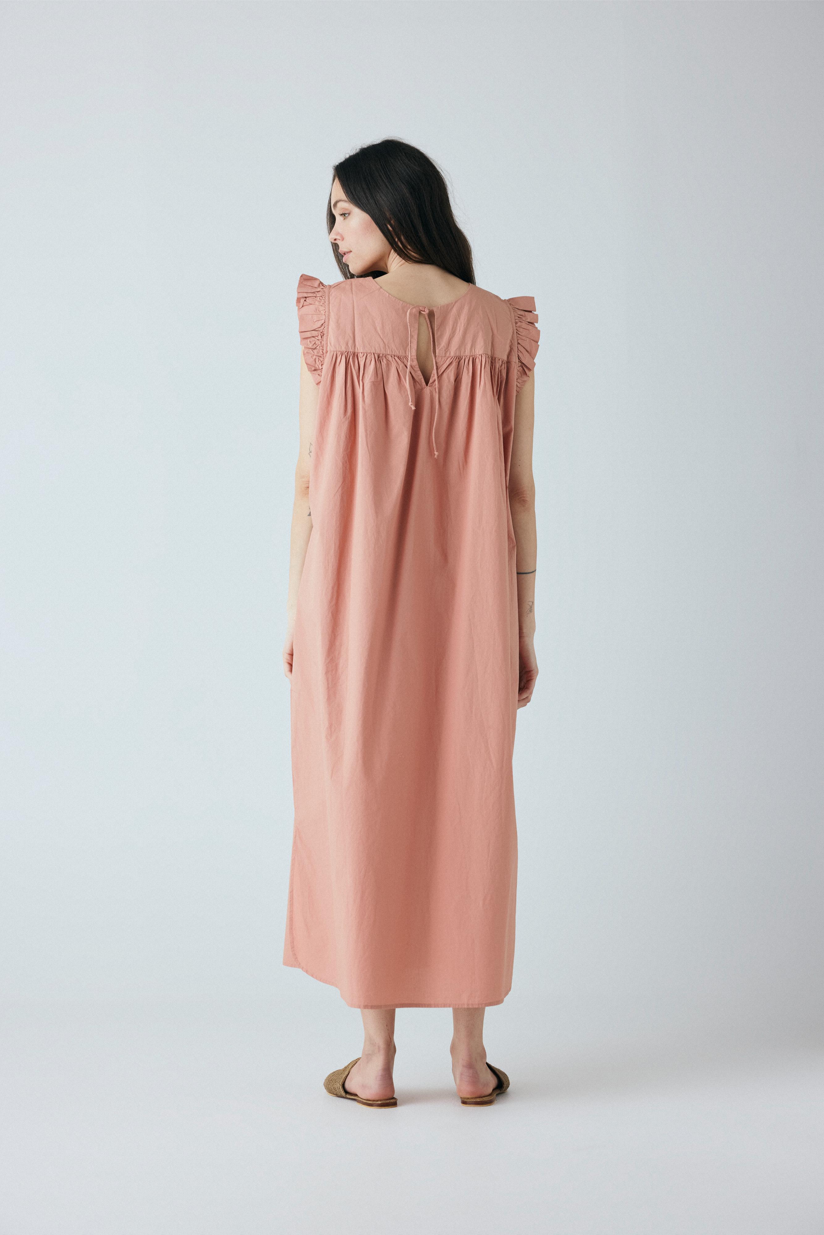 FRAU Stockholm kjole Dress Cameo Brown