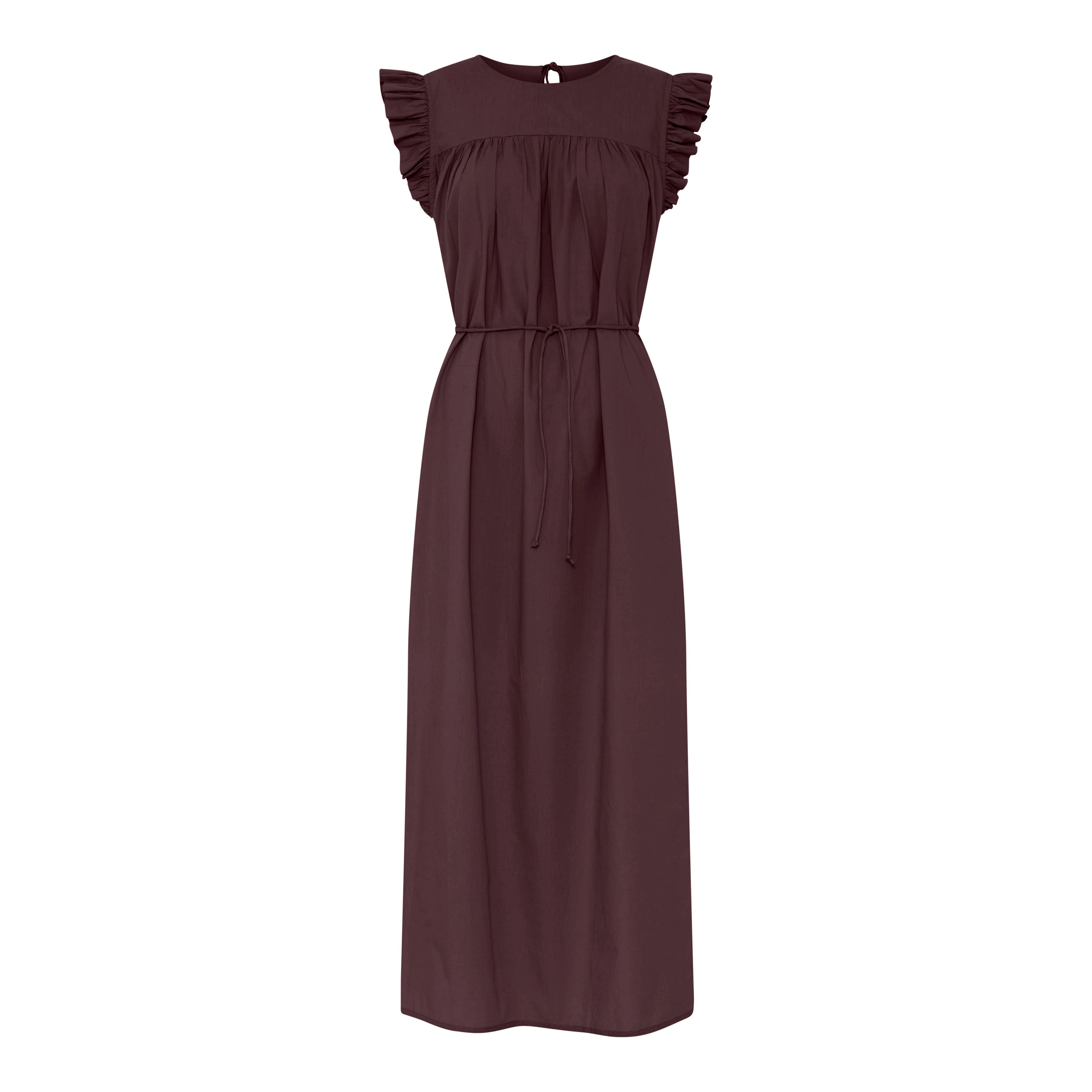 FRAU Stockholm kjole Dress Red Mahogany