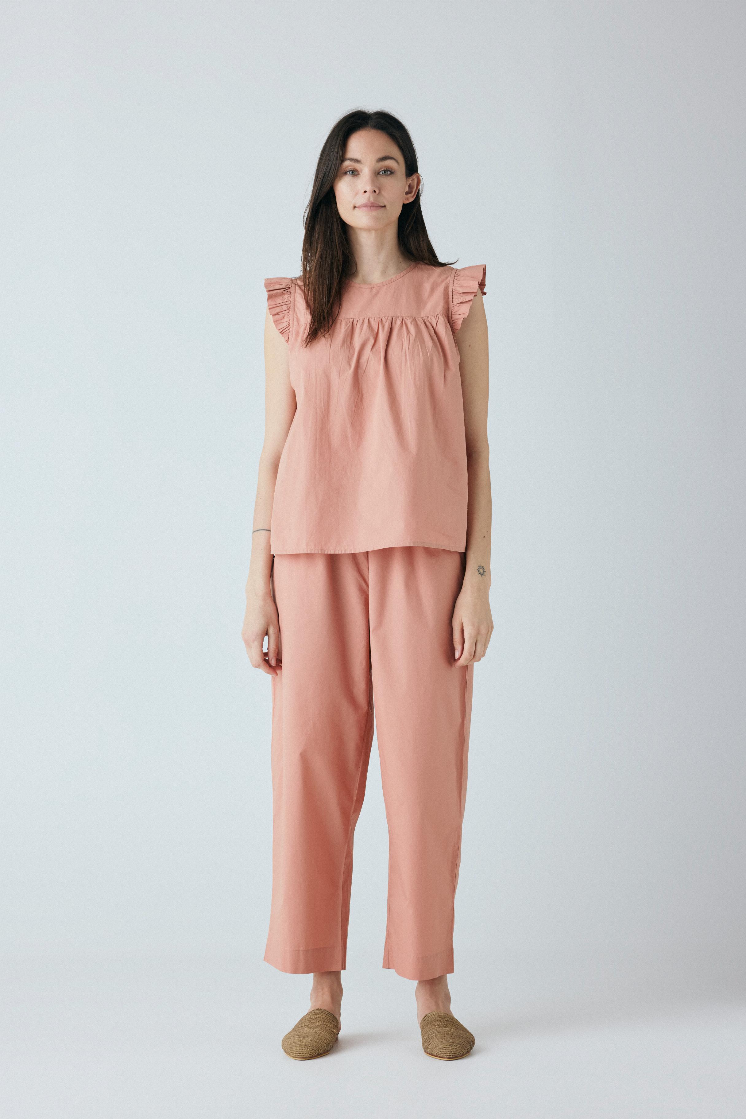 FRAU Stockholm top Top Cameo Brown