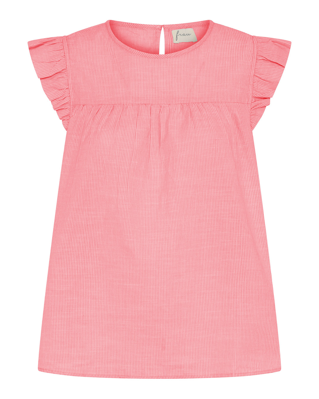 FRAU Stockholm top Top Hot Coral Stripe