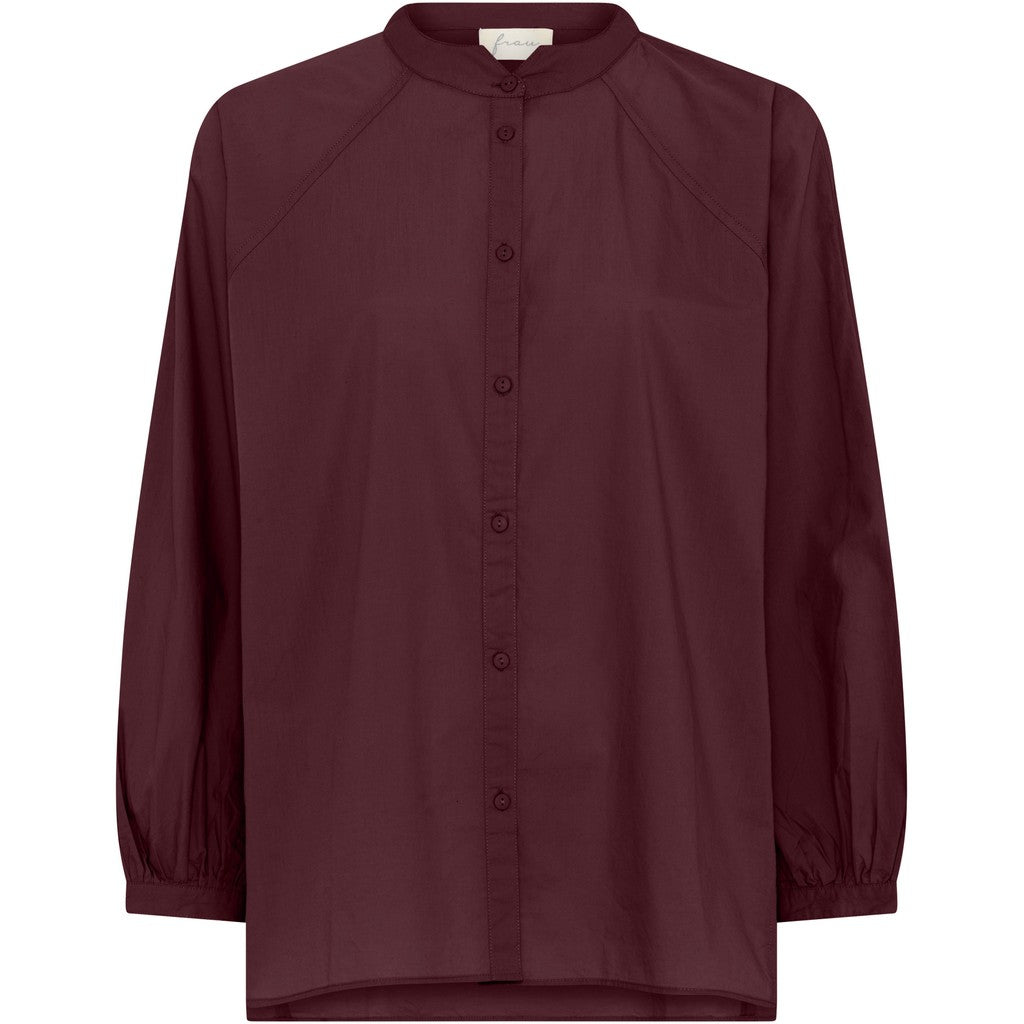 FRAU Tokyo skjorte Shirt Red Mahogany