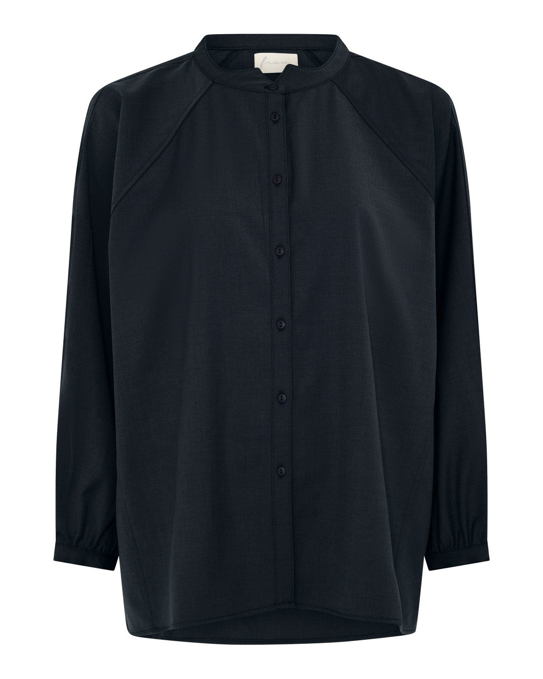 FRAU Tokyo uld skjorte Shirt Dark Navy