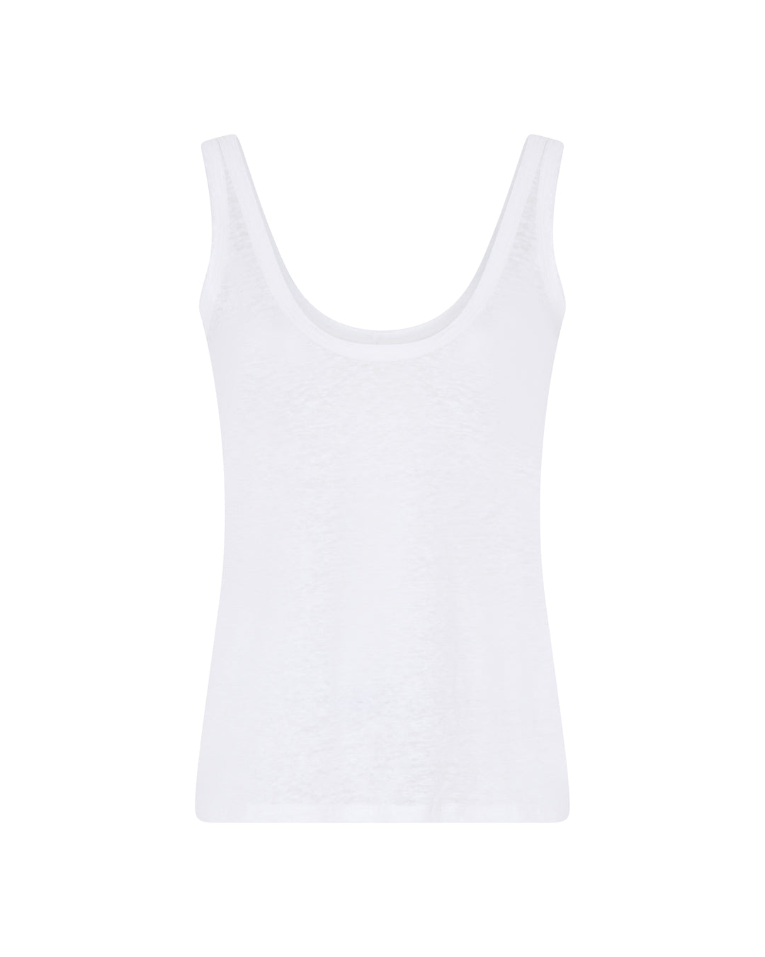 FRAU Toronto hør tank top Top Bright White