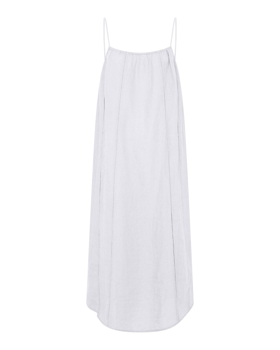 FRAU Vancouver 100% hør kjole Dress Bright White