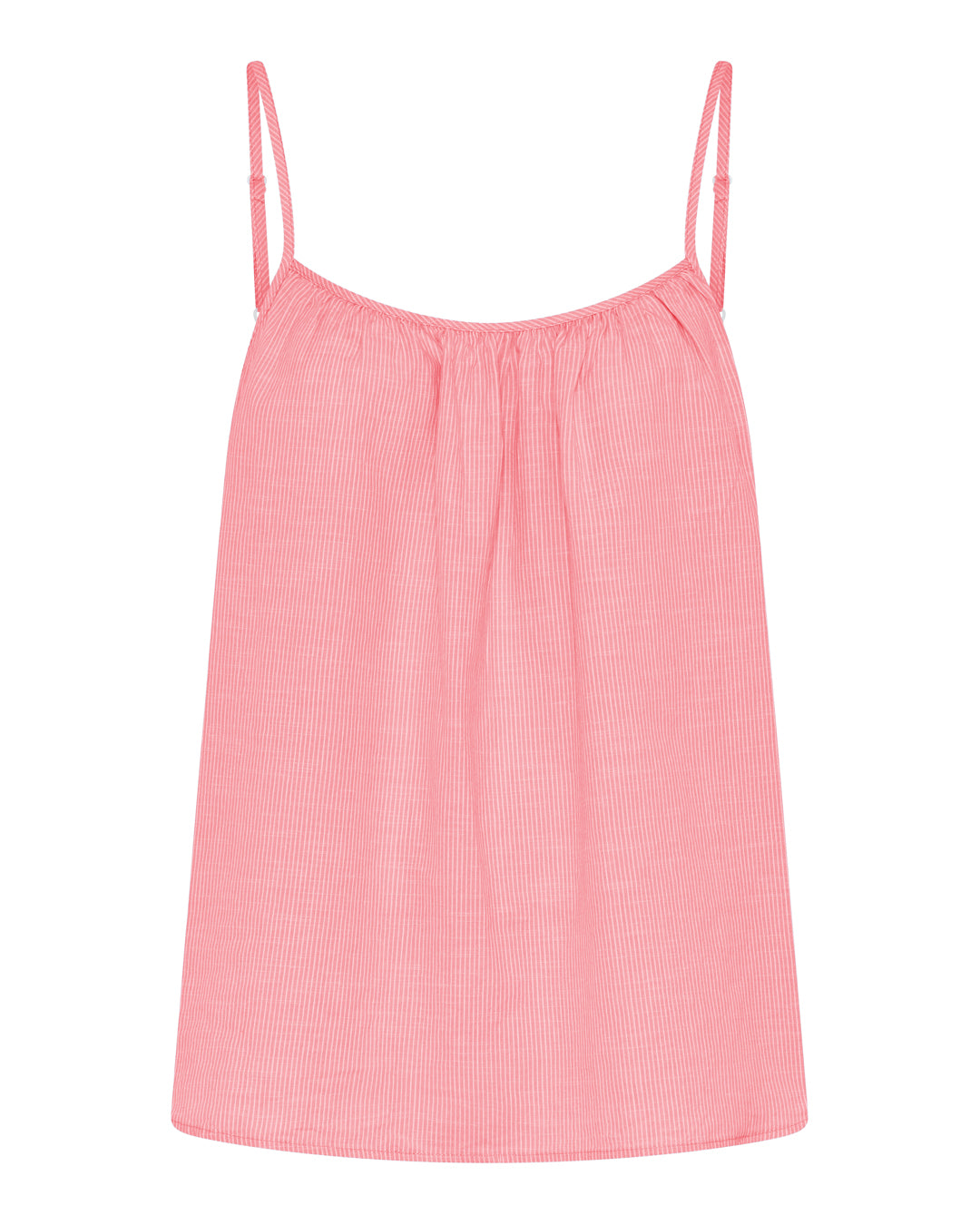 FRAU Vancouver top Top Hot Coral Stripe