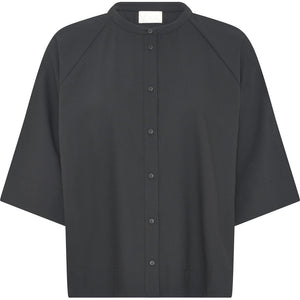 FRAU Abu Dhabi light uld skjorte Shirt Black
