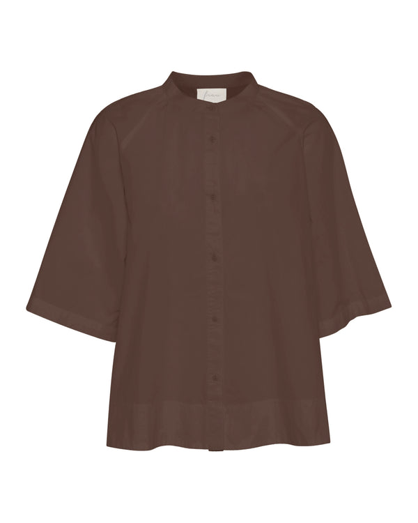 FRAU Abu Dhabi skjorte Shirt Coffee Quartz