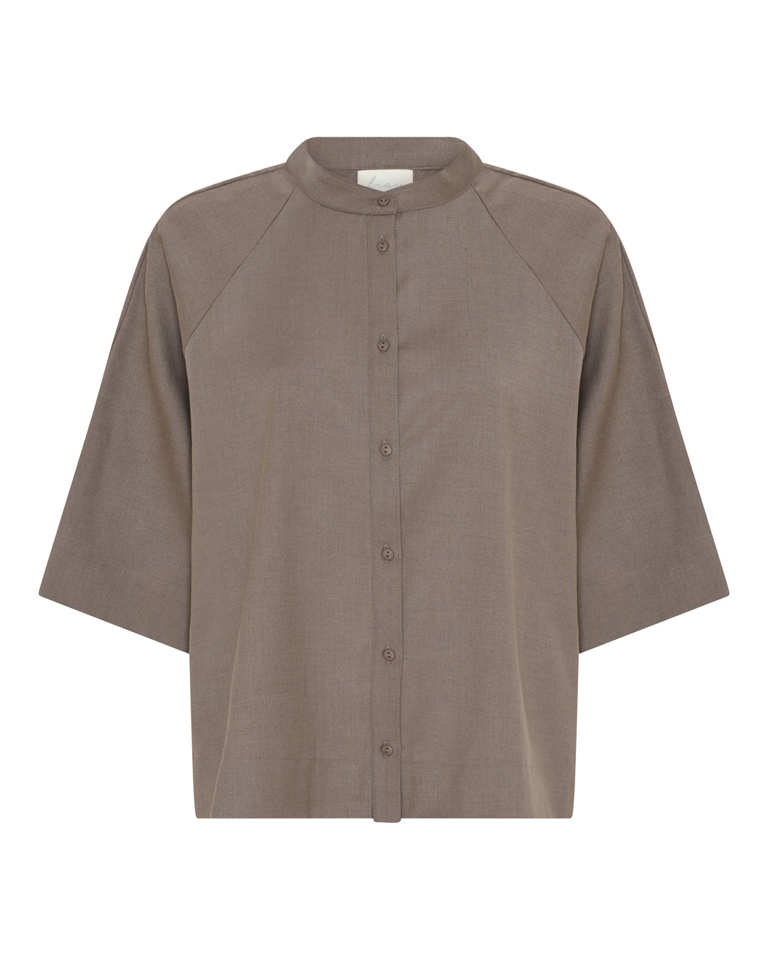 FRAU Abu Dhabi uld skjorte Shirt Walnut