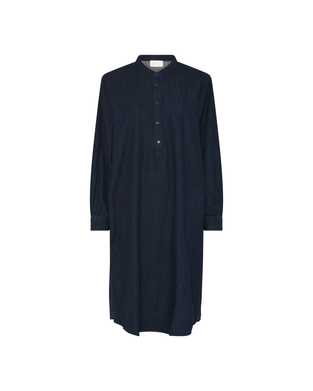 FRAU Barcelona skjortekjole Long shirt Dark blue denim