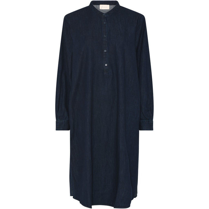 FRAU Barcelona skjortekjole Long shirt Dark blue denim