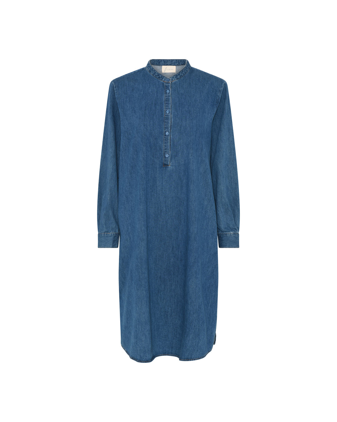 FRAU Barcelona skjortekjole Long shirt Medium blue denim