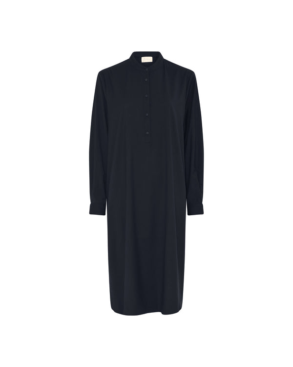 FRAU Barcelona uld skjorte Long shirt Dark Navy