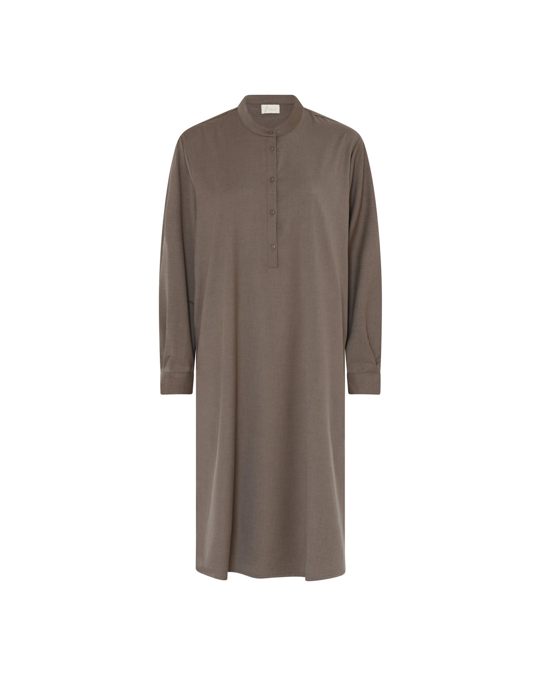 FRAU Barcelona uld skjorte Long shirt Walnut