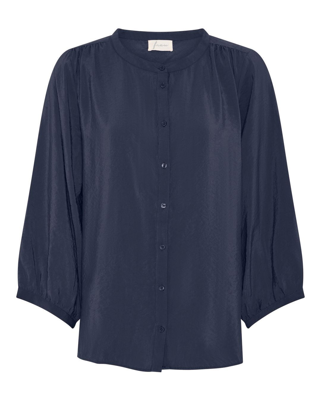 FRAU Bari viscose shirt Shirt Dark Navy