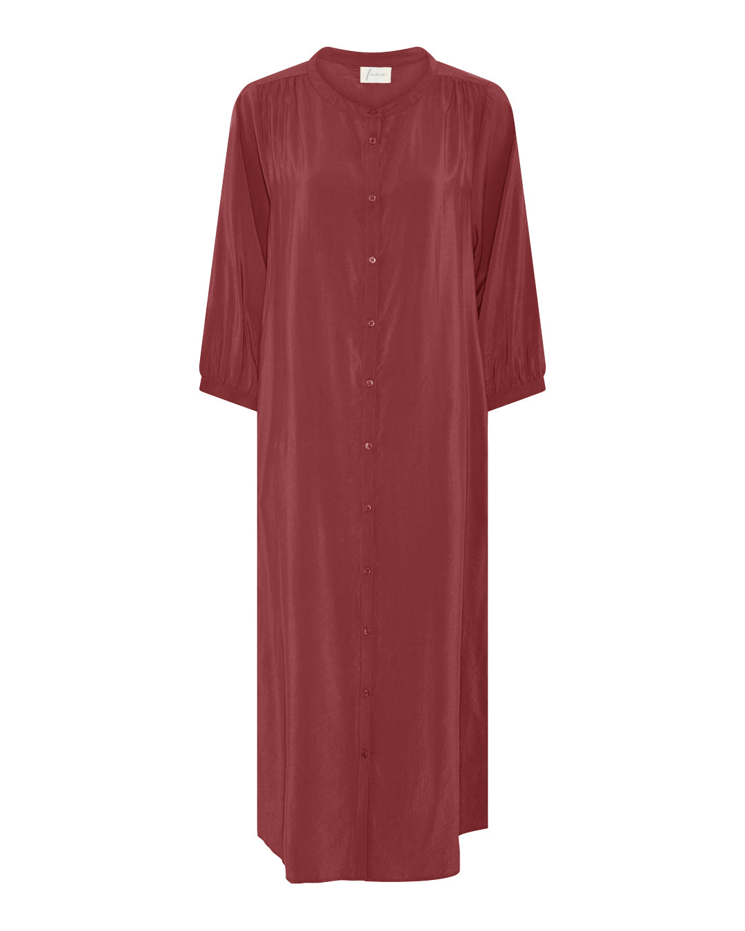FRAU Bari viskose smal kjole Dress Rose Brown