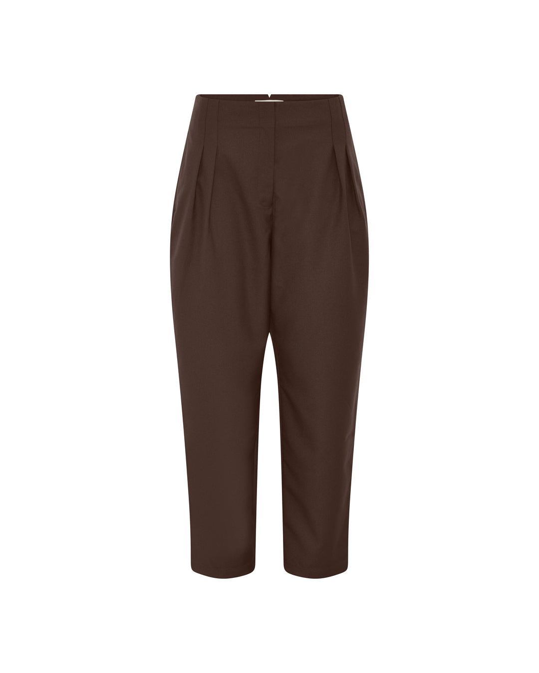 FRAU Beijing ankelbukser uld Pant Chocolate Brown